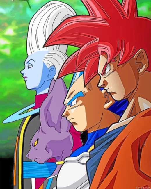 Dragon Ball Squad Animes Painting By Numberss.png