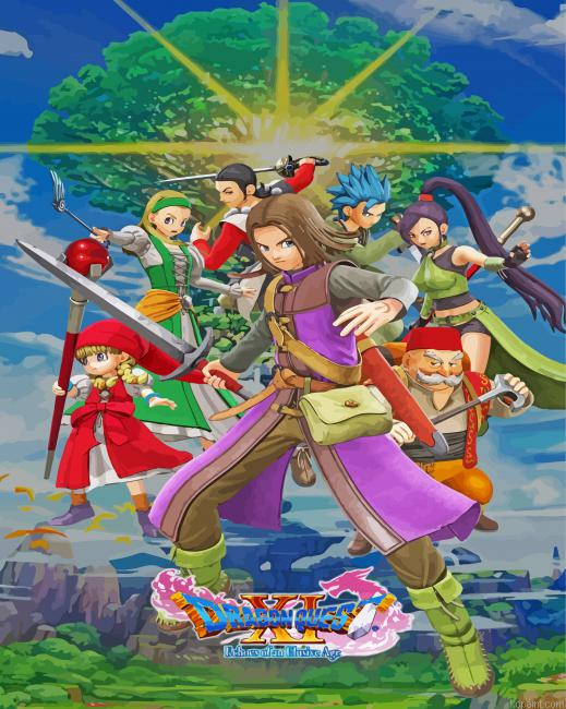 Dragon Quest Poster Painting By Numberss.png