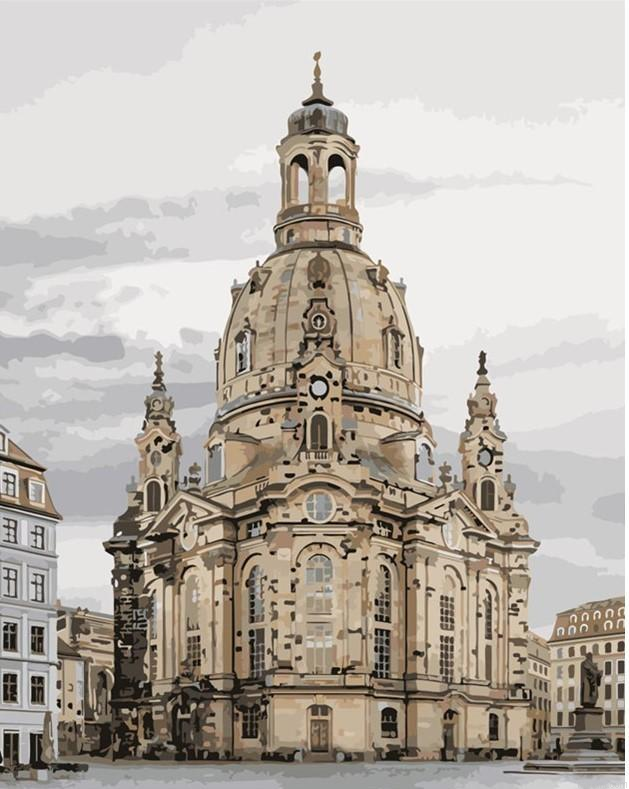 Dresden Church Cities Painting By Numberss.png