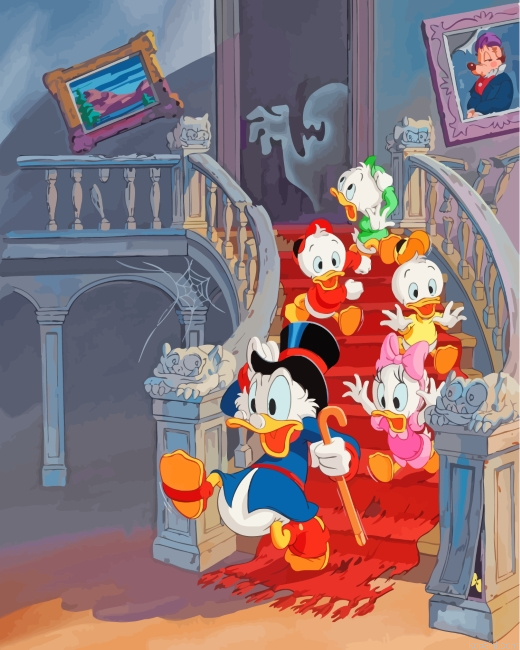 Ducktales Disney Painting By Numberss.png