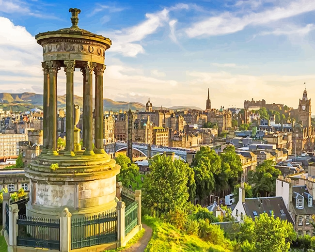Dugald Stewart Monument New Painting By Numberss.png