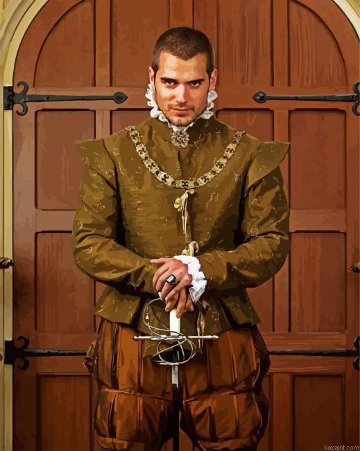 Duke Of Suffolk Charles Brandon The Tudors Paint By Numbers.png
