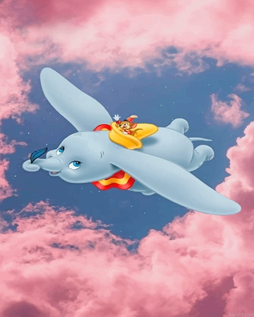Dumbo Cartoon New Painting By Numberss.png