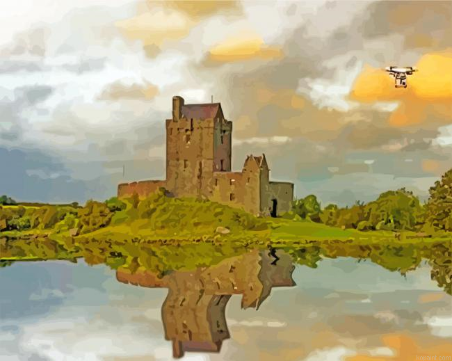 Dunguaire Castle Ireland Paint By Numbers.png