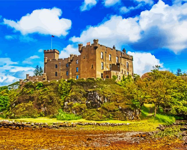 Dunvegan Castle Painting By Numberss.png