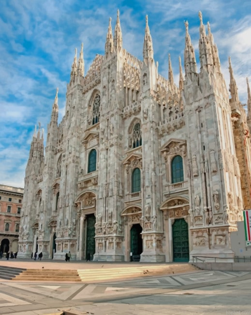 Duomo Di Milano Italy New Painting By Numberss.png