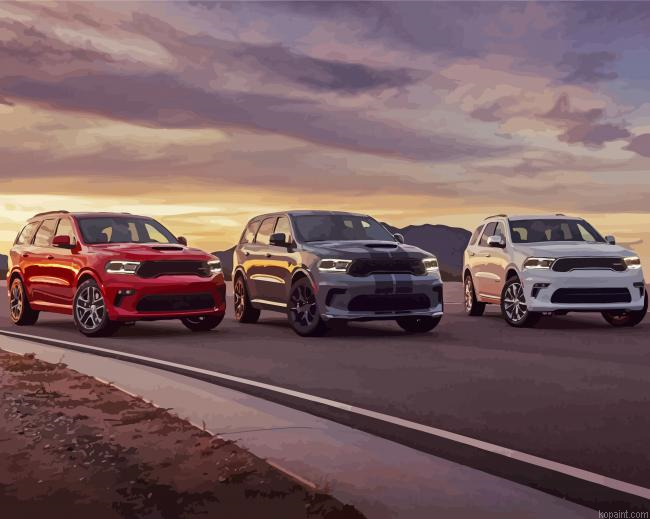 Durango Cars Painting By Numberss.png