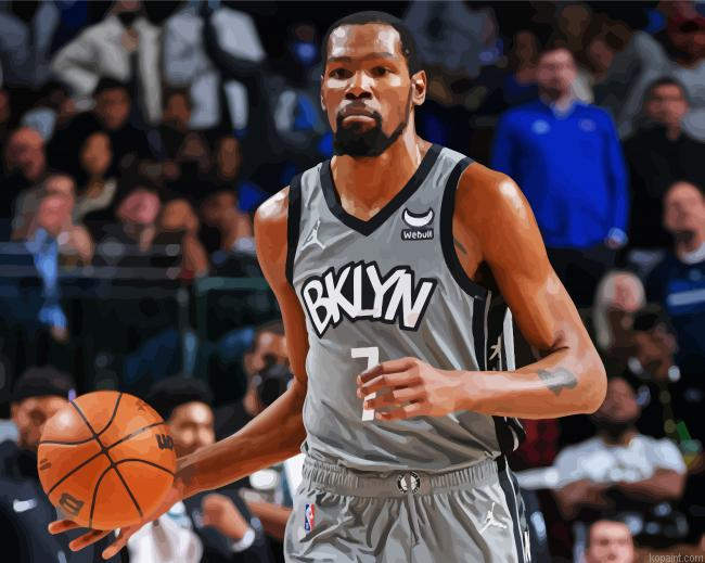 Durant Kevin Basketballer Paint By Numbers