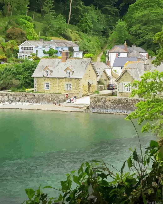 Durgan Buildings Paint By Numbers
