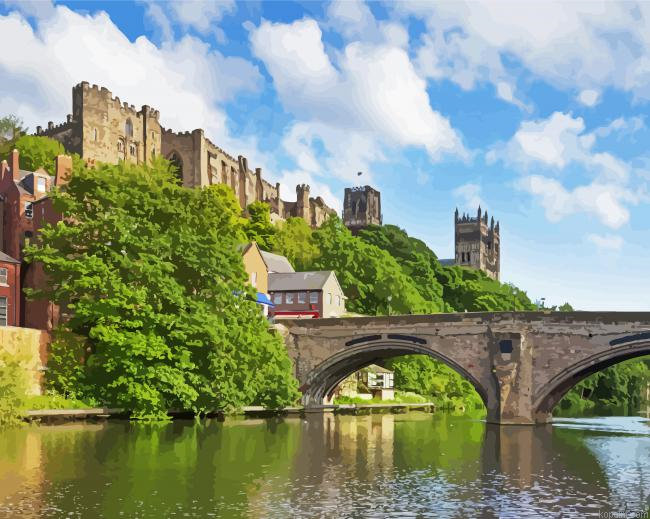 Durham Castle Uk Painting By Numberss.png