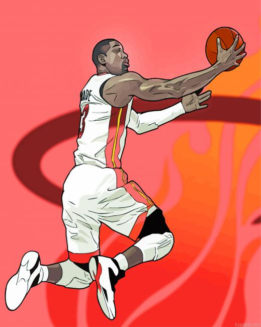 Dwyane Wade Illustration Painting By Numberss.png