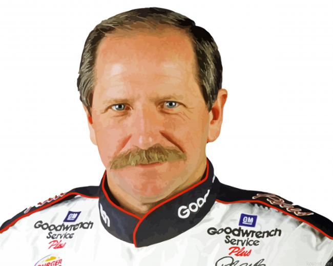 Earnhardt Dale Race Car Driver Painting By Numberss.png