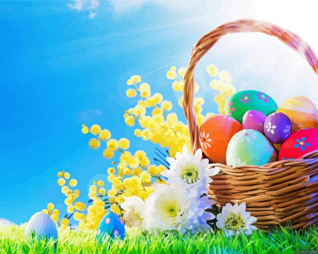 Easter Colorful Eggs Painting By Numberss.png