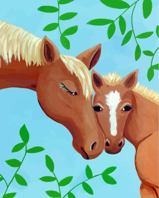Easy Horses Painting By Numberss.png