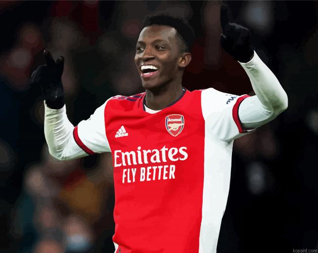 Eddie Nketiah Arsenal Painting By Numberss.png