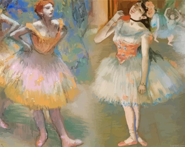 Edgar Degas Dancers Ballet Painting By Numberss.png