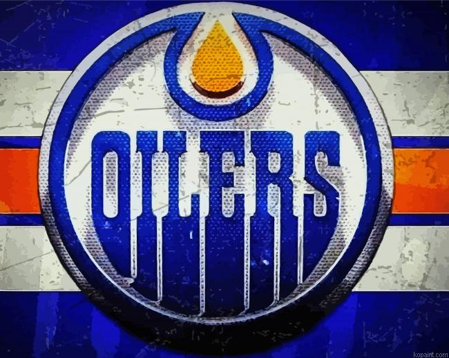 Edmonton Oilers Logo Art Painting By Numberss.png