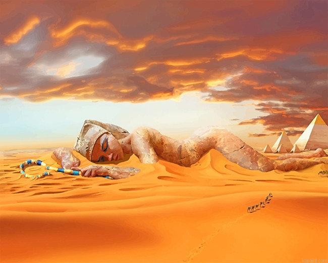 Egypt Desert New Painting By Numberss.png