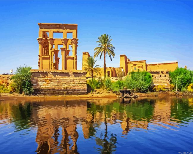 Egypt Philae Aswan Painting By Numberss.png