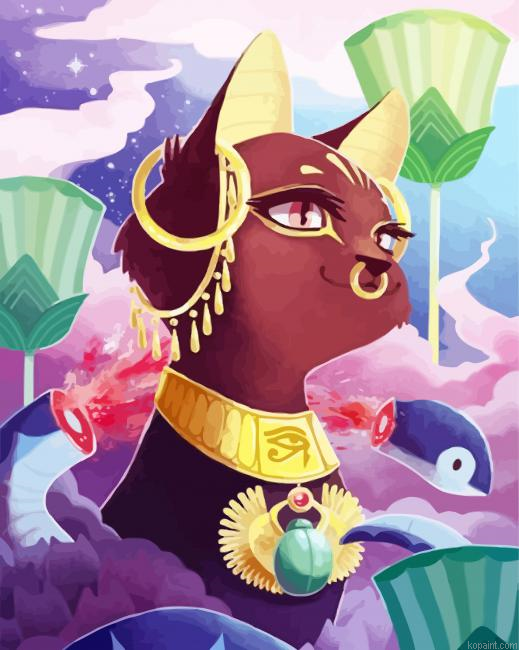 Egyptian Cat Painting By Numberss.png