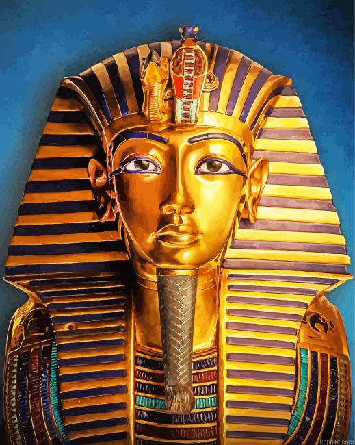 Egyptian Tutankhamun Painting By Numberss.png