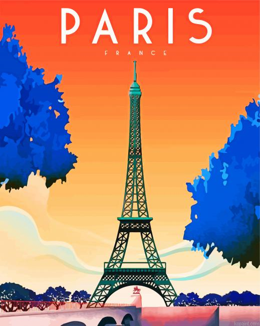 Eiffel Tower Illustration Painting By Numberss.png