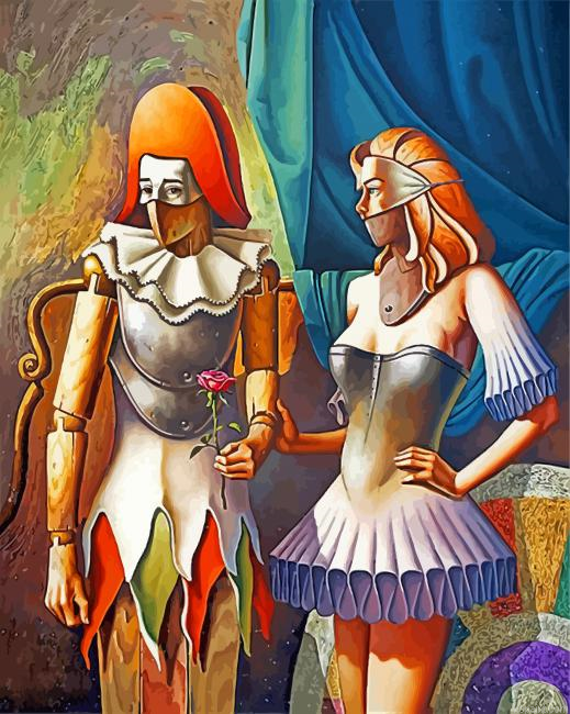 El Clown Enamorado Painting By Numberss.png