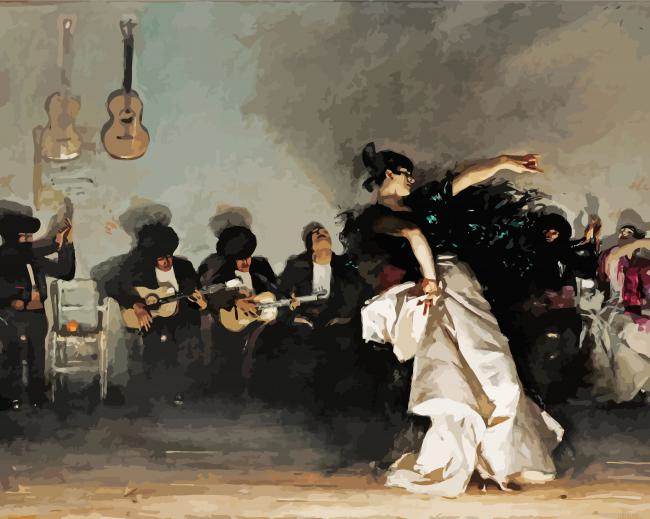 El Jaleo By John Singer Sargent Painting By Numberss.png