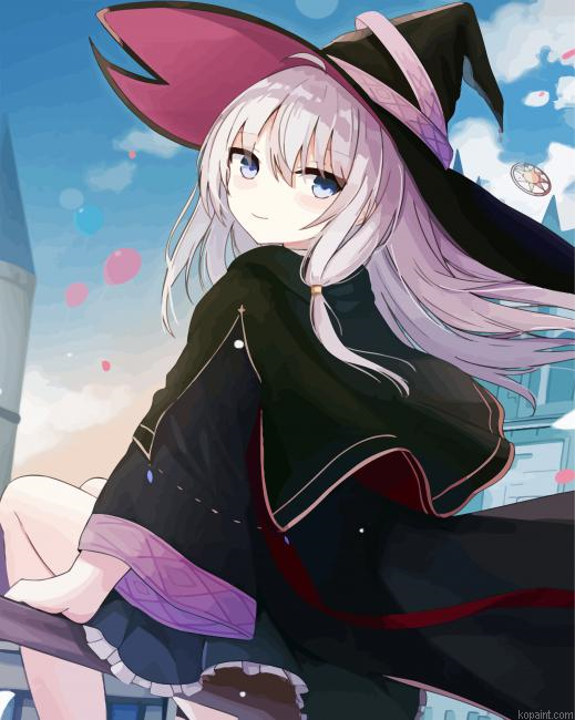 Elaina Wandering Witch Anime Paint By Numbers.png