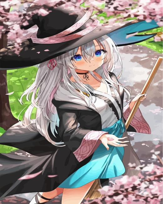 Elaina Witch Paint By Numbers.png