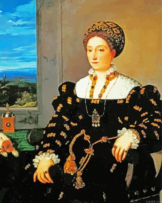 Eleonora Gonzaga Titian Art Painting By Numberss.png