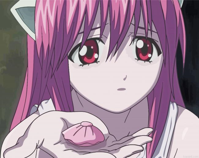Elfen Lied Painting By Numberss.png