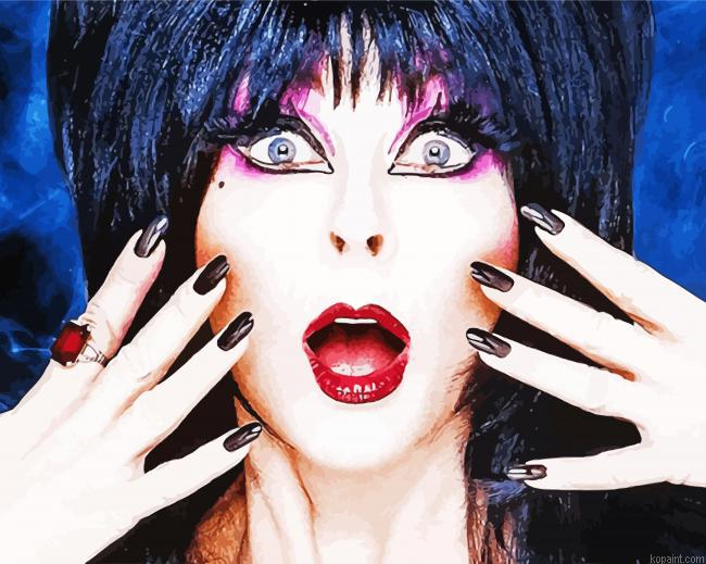 Elvira Character Painting By Numberss.png