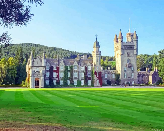 England Balmoral Castle Painting By Numberss.png