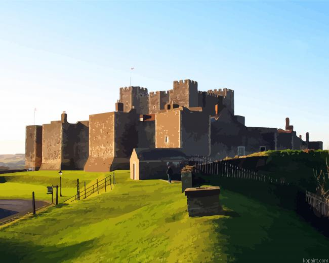 England Castle Dover Paint By Numbers