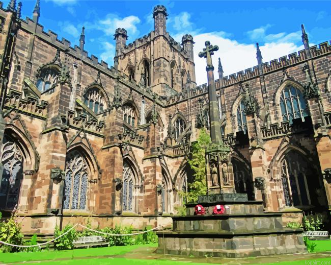 England Chester Cathedral Painting By Numberss.png