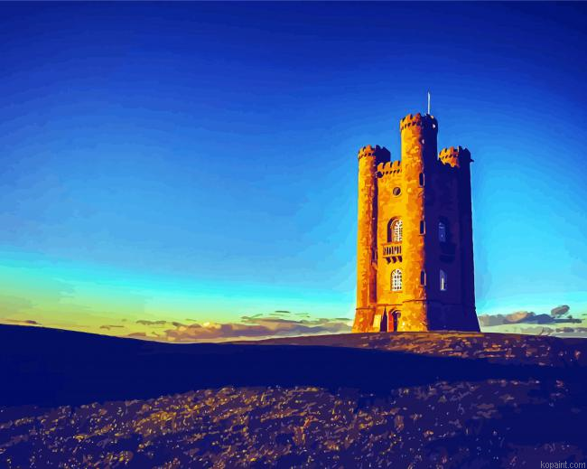 England Folly Broadway Tower Paint By Numbers