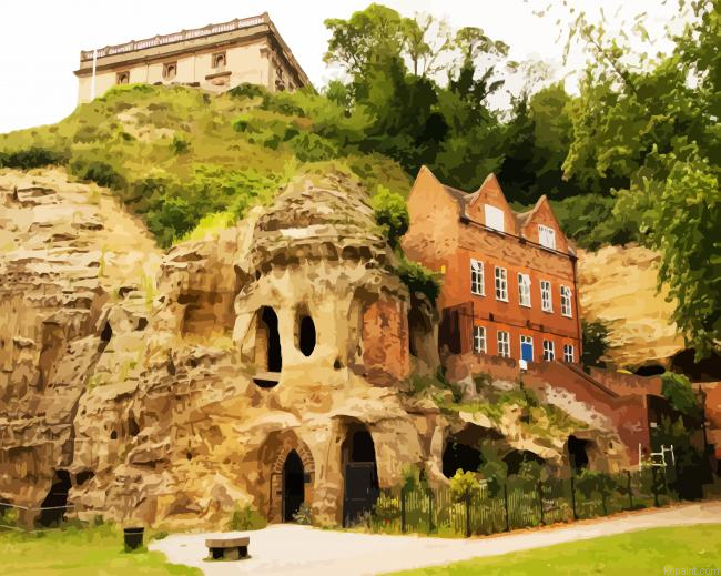 England Nottingham Cave Paint By Numbers