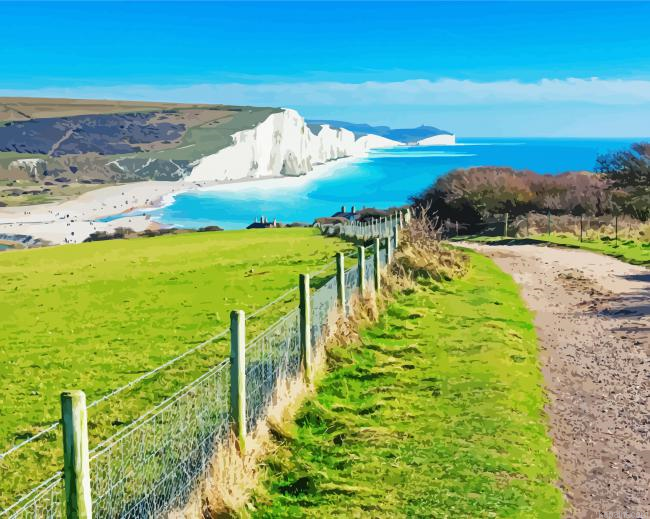 England White Cliffs Of Dover Painting By Numberss.png