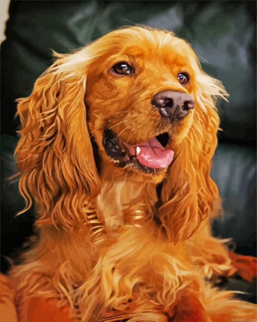 English Cocker Spaniel Puppy Painting By Numberss.png