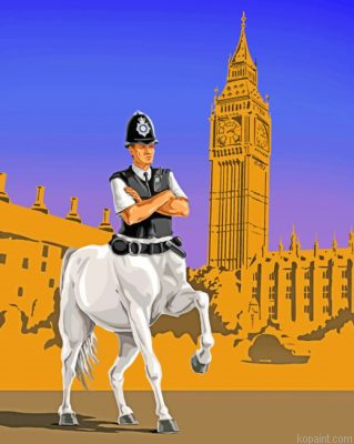 English Police Man Painting By Numberss.png