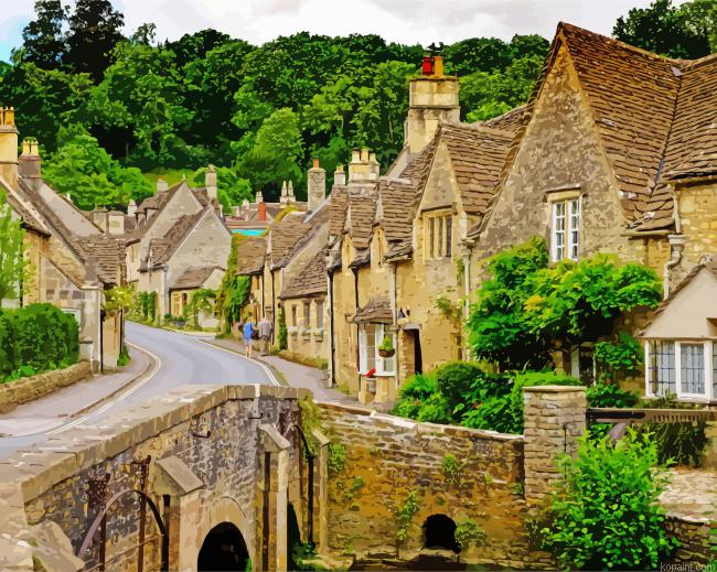 English Village Painting By Numberss.png