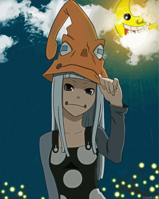 Eruka Frog Soul Eater Anime Character Painting By Numberss.png