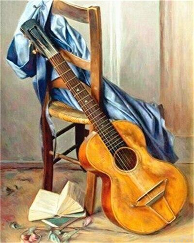 Espanol Guitar Still Life Painting By Numberss.png