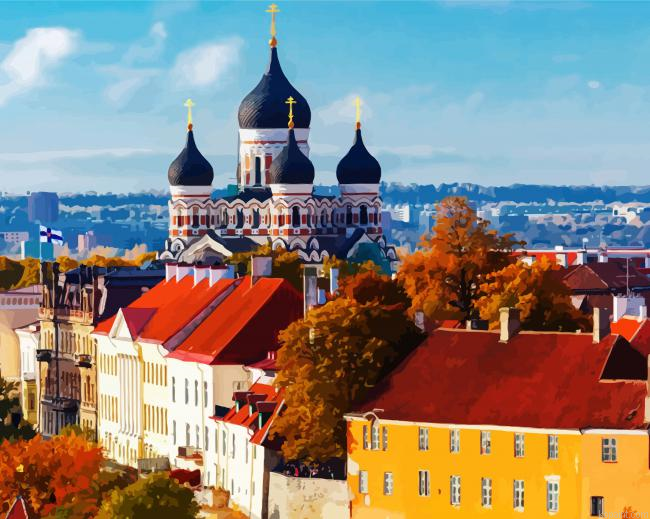 Estonia Tallinn City Painting By Numberss.png