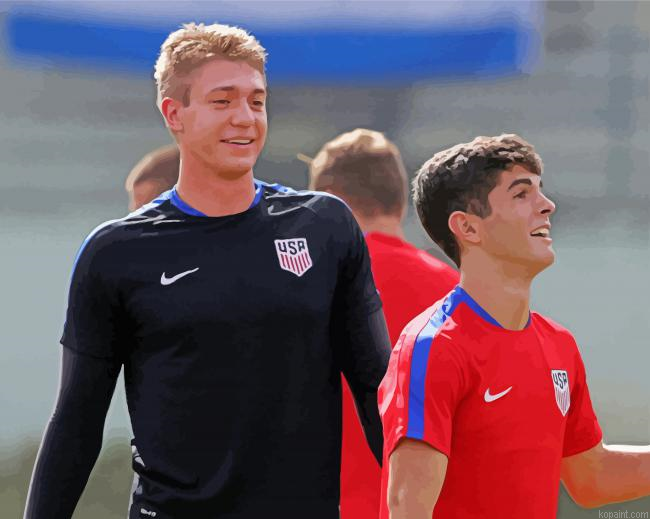 Ethan Horvath American Soccer Player Painting By Numberss.png