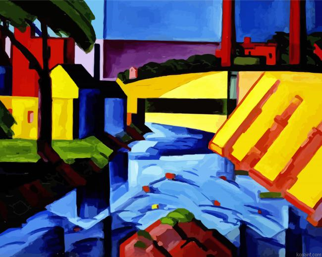 Evening Tones Oscar Bluemner Painting By Numberss.png