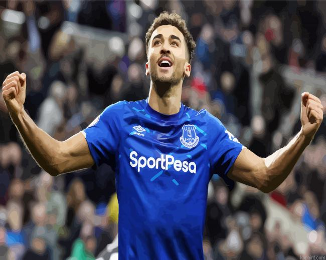 Everton Dominic Calvert Lewin Painting By Numberss.png