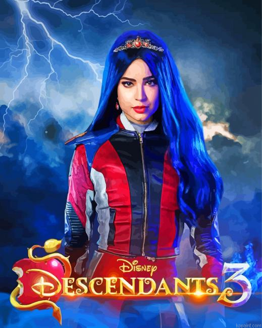 Evie Descendants Painting By Numberss.png