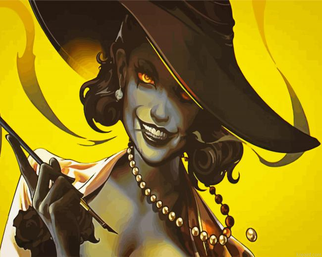 Evil Lady Painting By Numberss.png